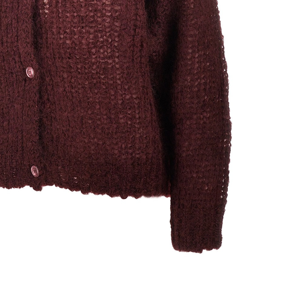 Mohair-blend cardigan
