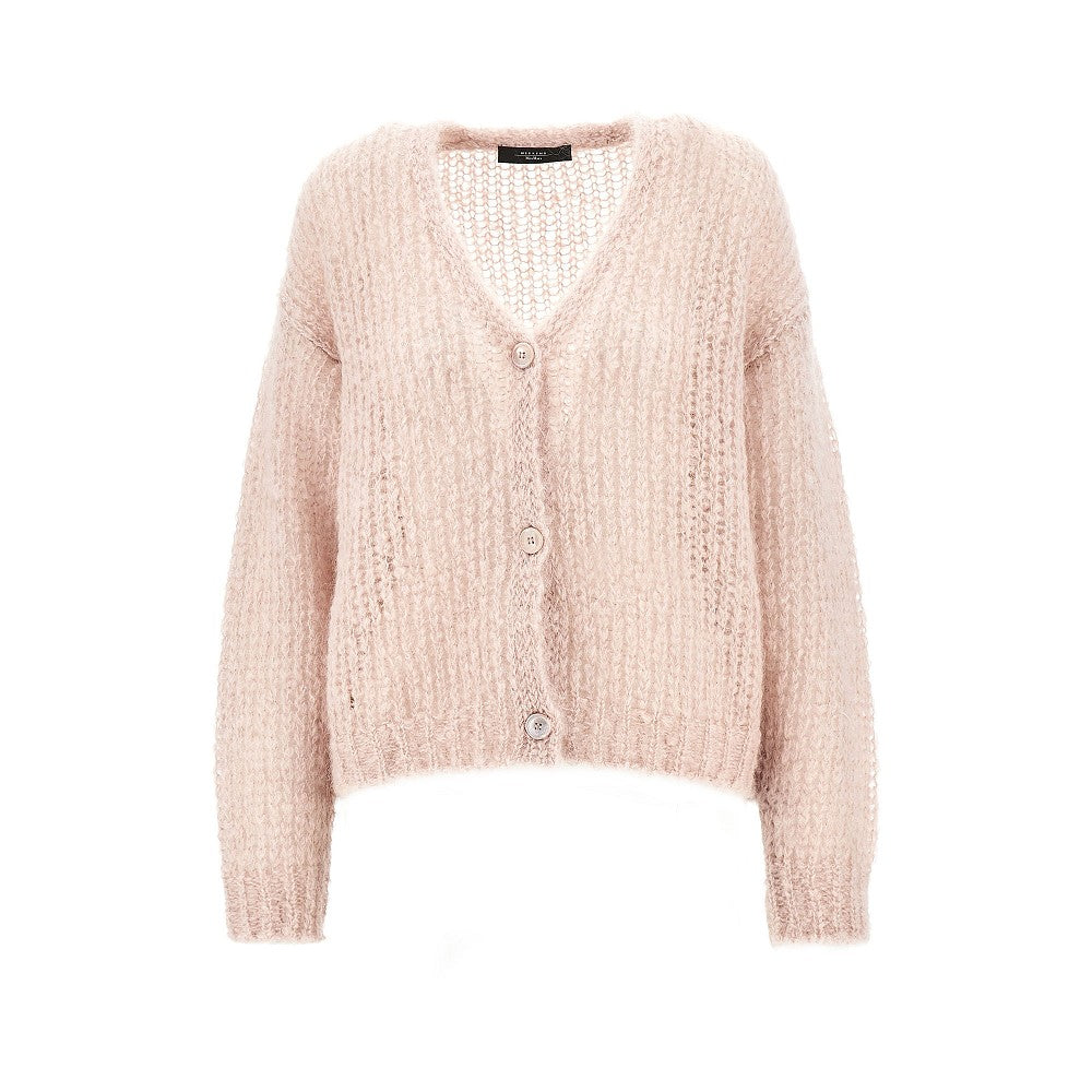 Mohair-blend cardigan