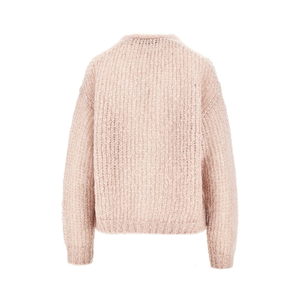 Mohair-blend cardigan