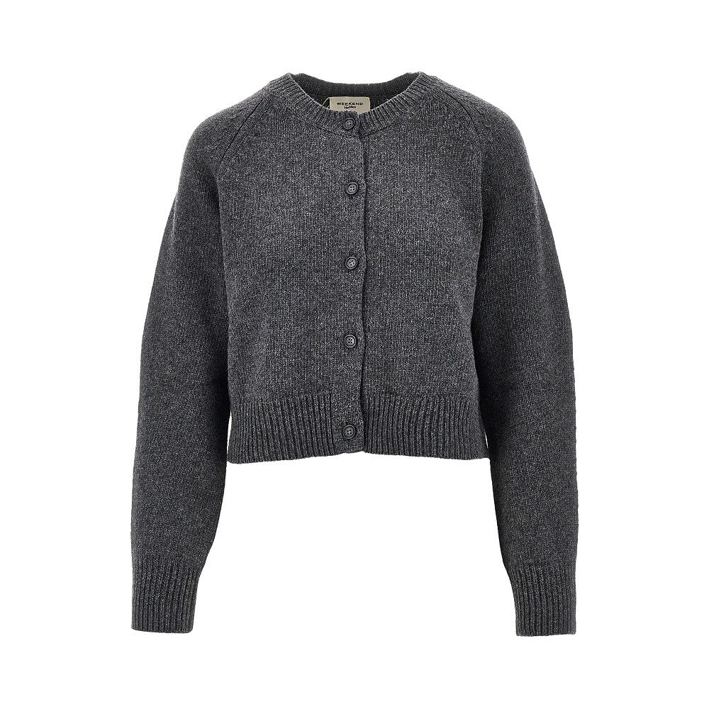 Cardigan corto in lana