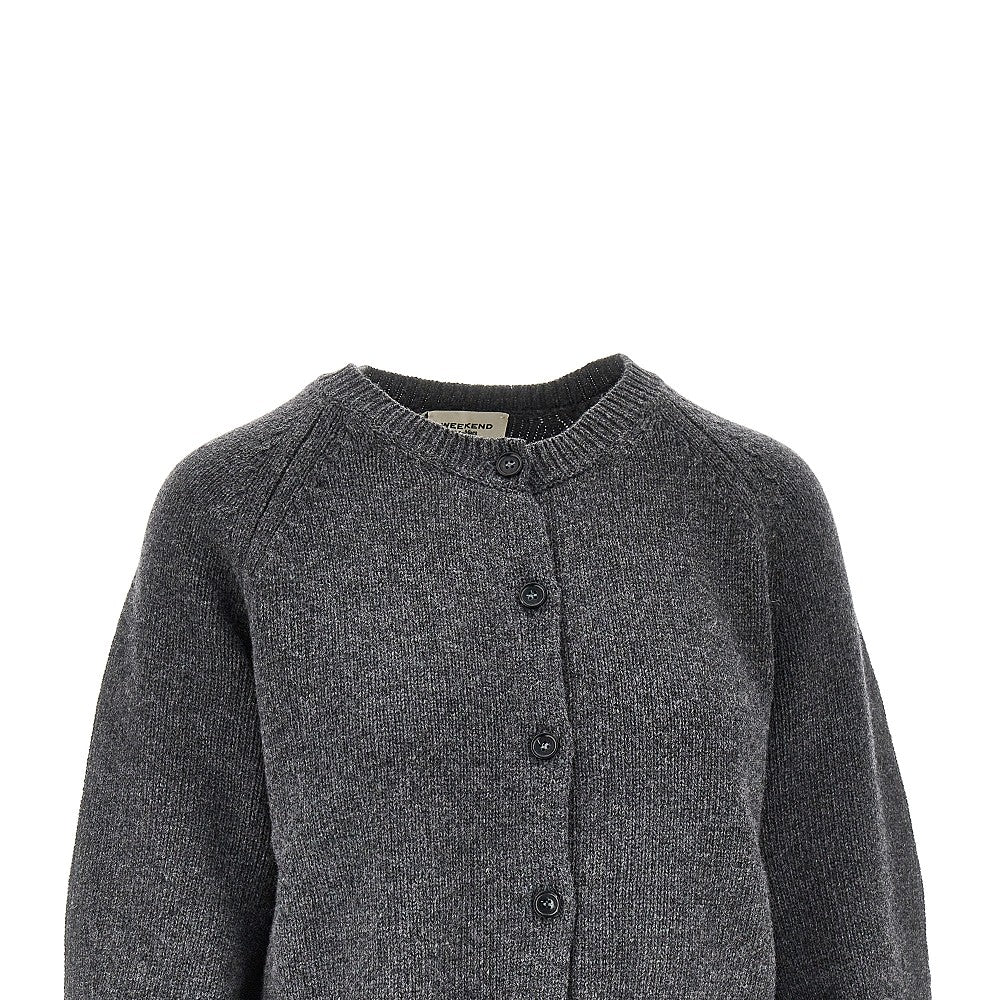 Cardigan corto in lana