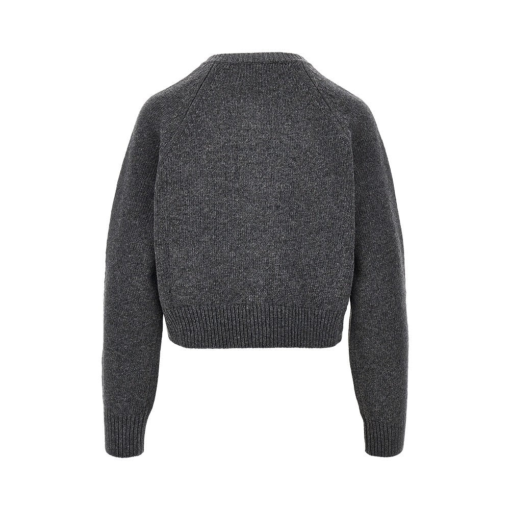 Cardigan corto in lana