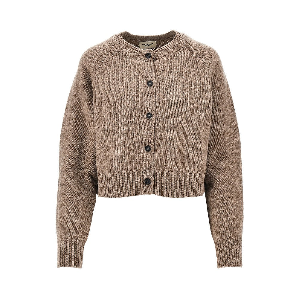 Cardigan corto in lana