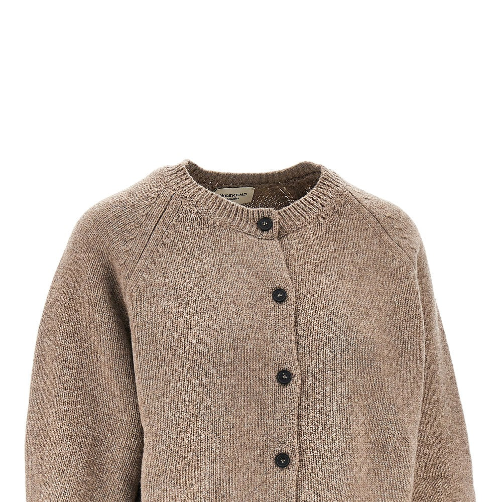 Cardigan corto in lana
