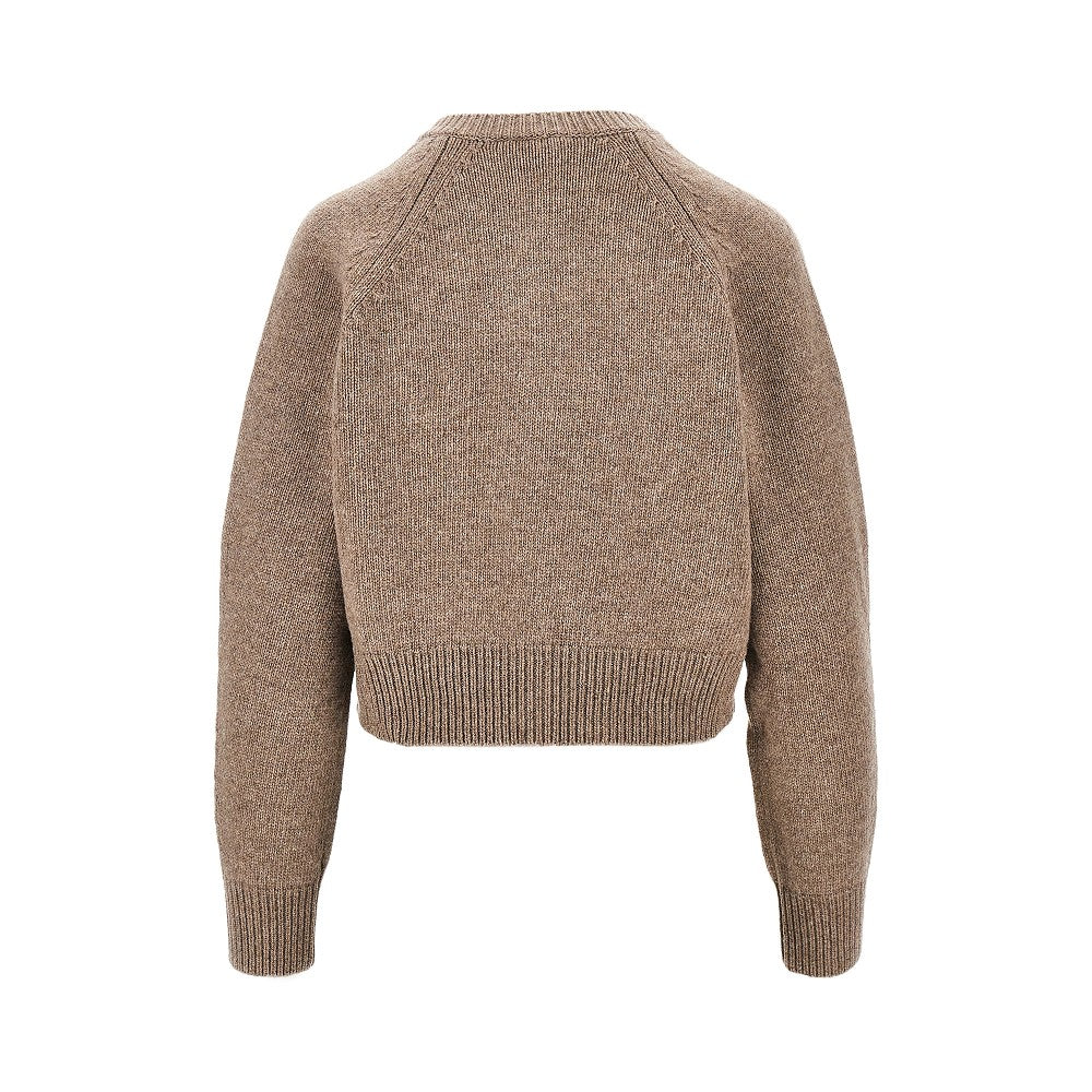 Cardigan corto in lana