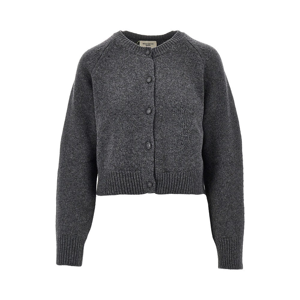 Cardigan corto in lana