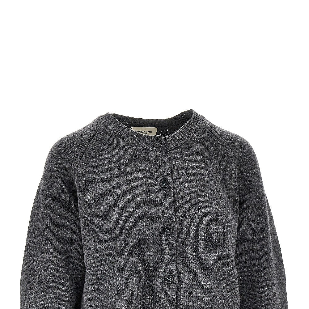 Cardigan corto in lana