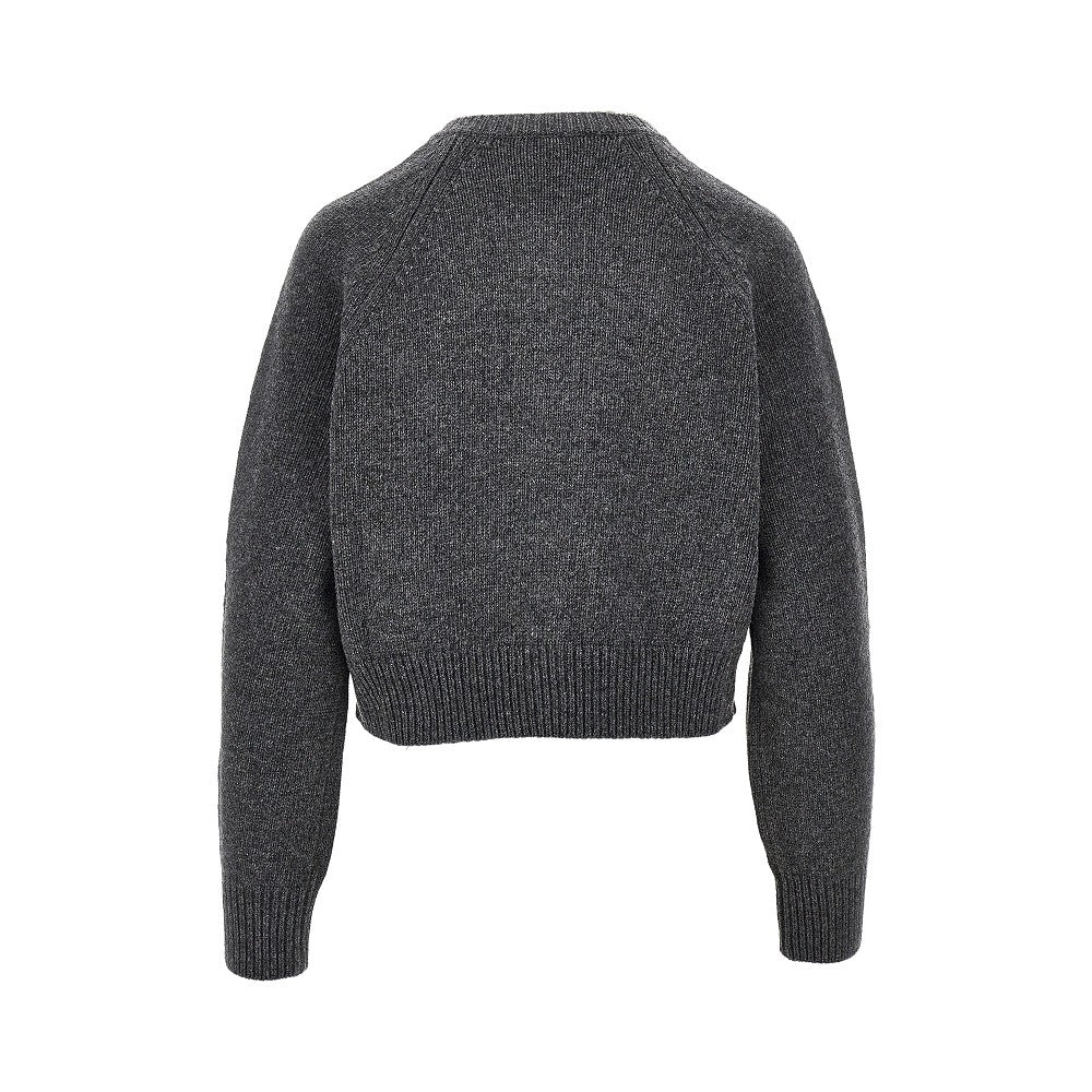 Cardigan corto in lana
