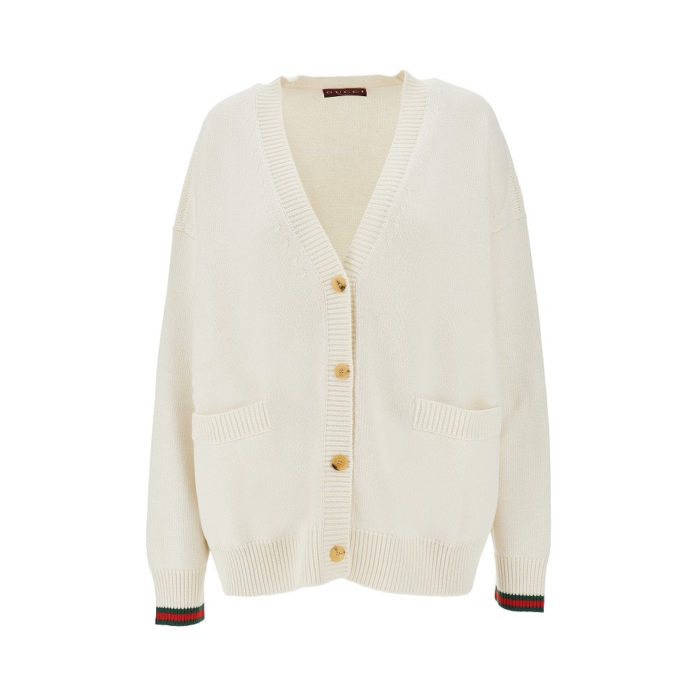 Wool and cashmere cardigan