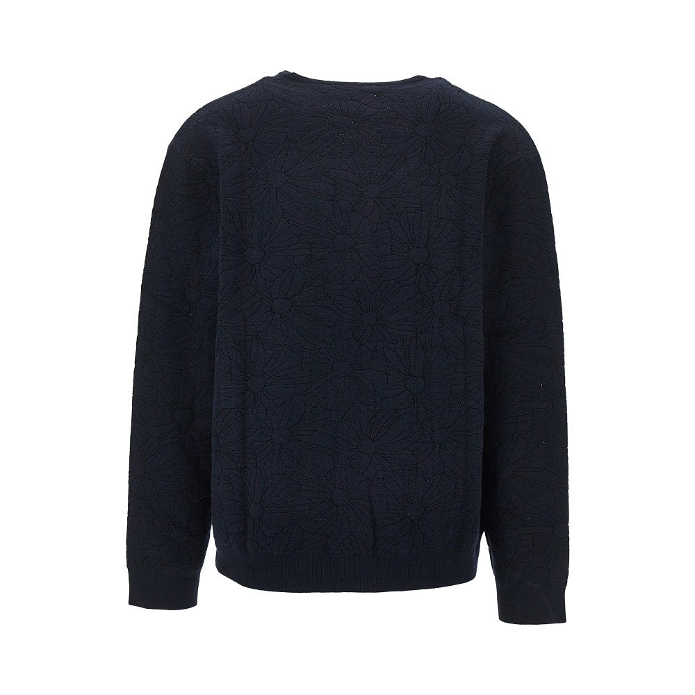 'Alban' jacquard knit cardigan
