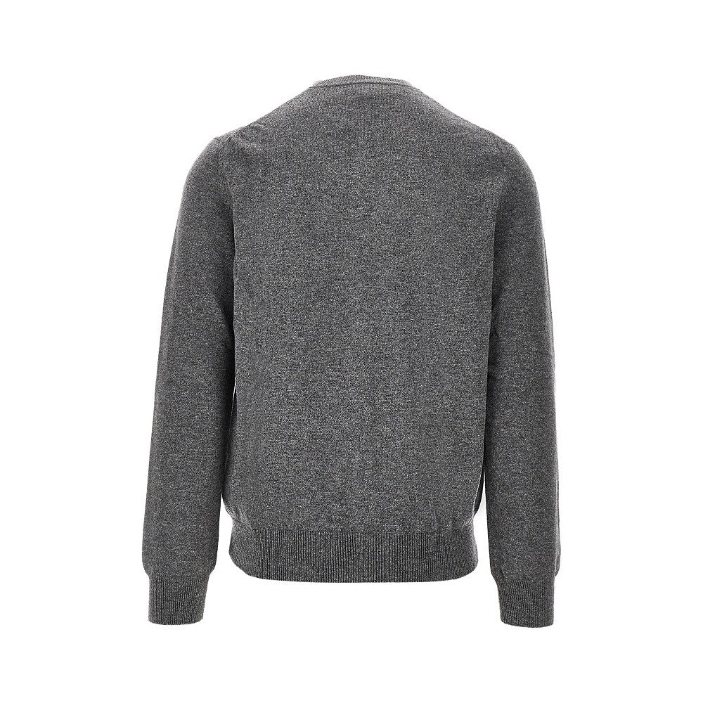 Hearts patches wool cardigan