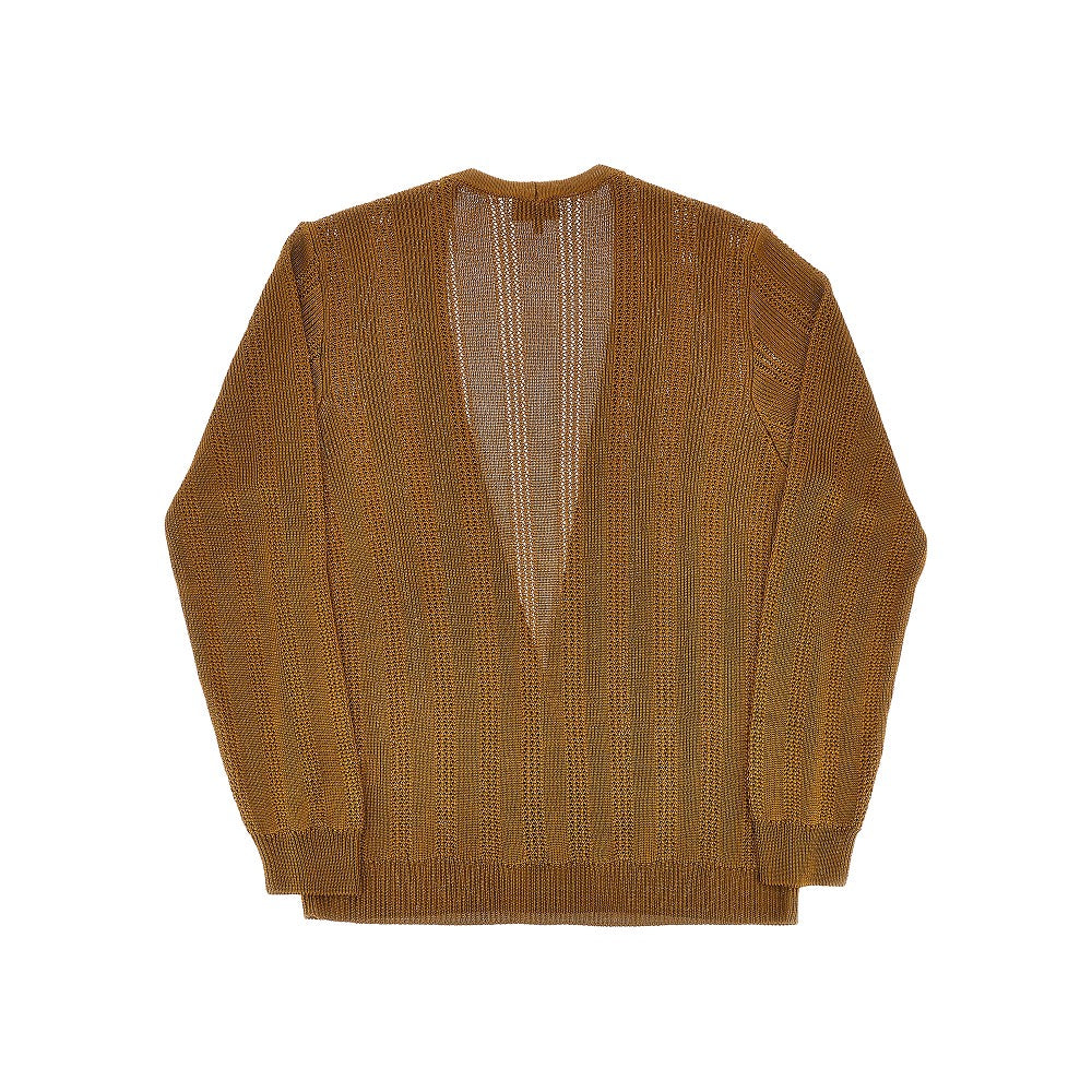 Openworked viscose cardigan