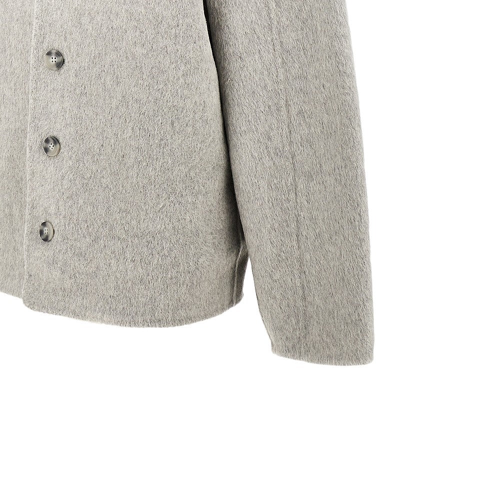 Double collarless jacket