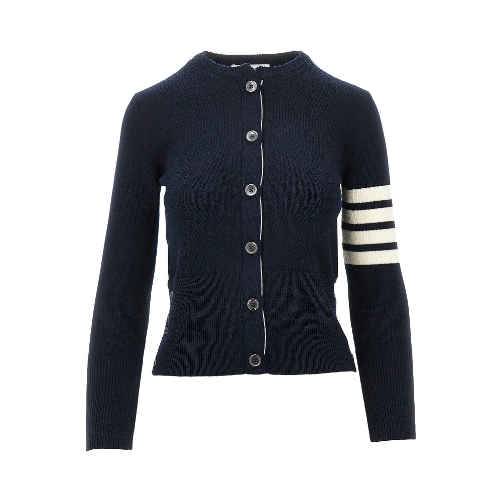 Lunar New Year intarsia wool cardigan