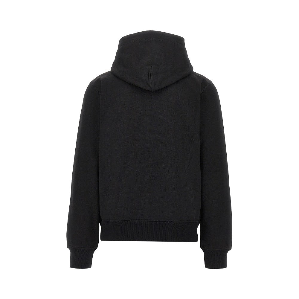 Felpa full-zip con placchetta logo