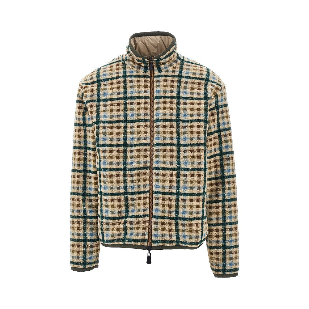 Teddy fabric reversible jacket