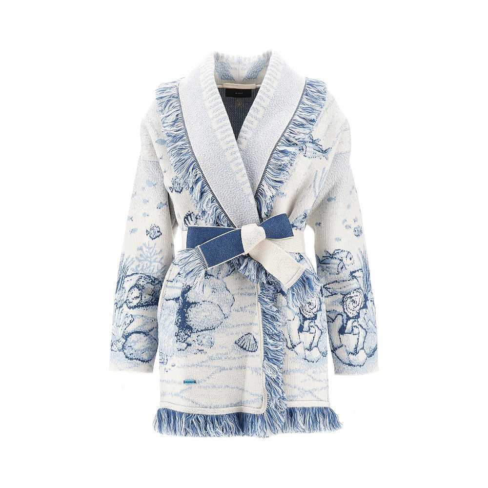 Cardigan in misto lana 'Deep in the ocean'