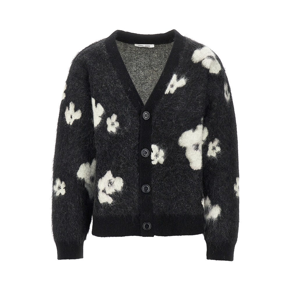 'Justus' jacquard knit cardigan