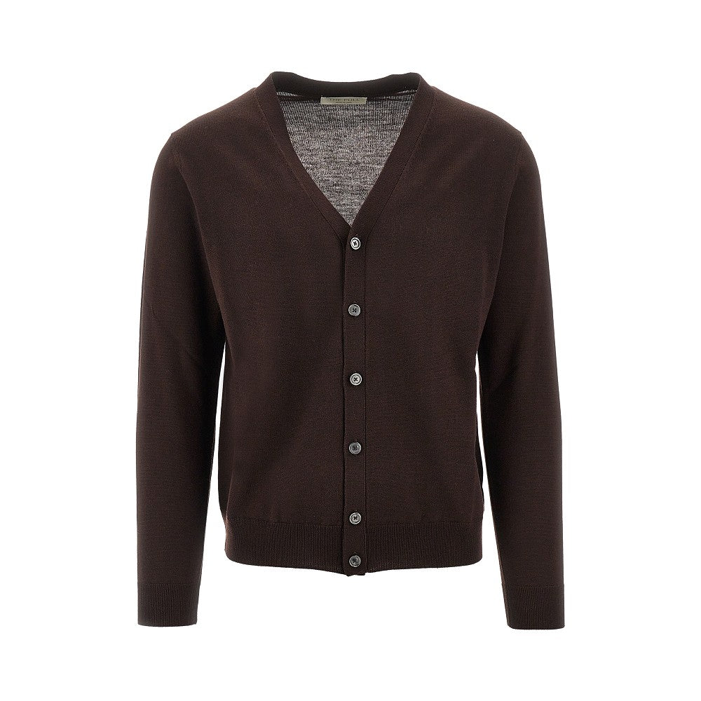 Cardigan in maglia di lana Merino