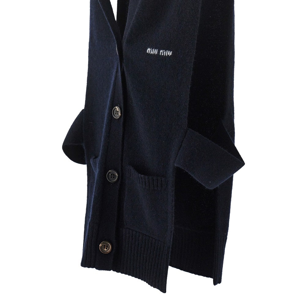 Cashmere buttoned vest