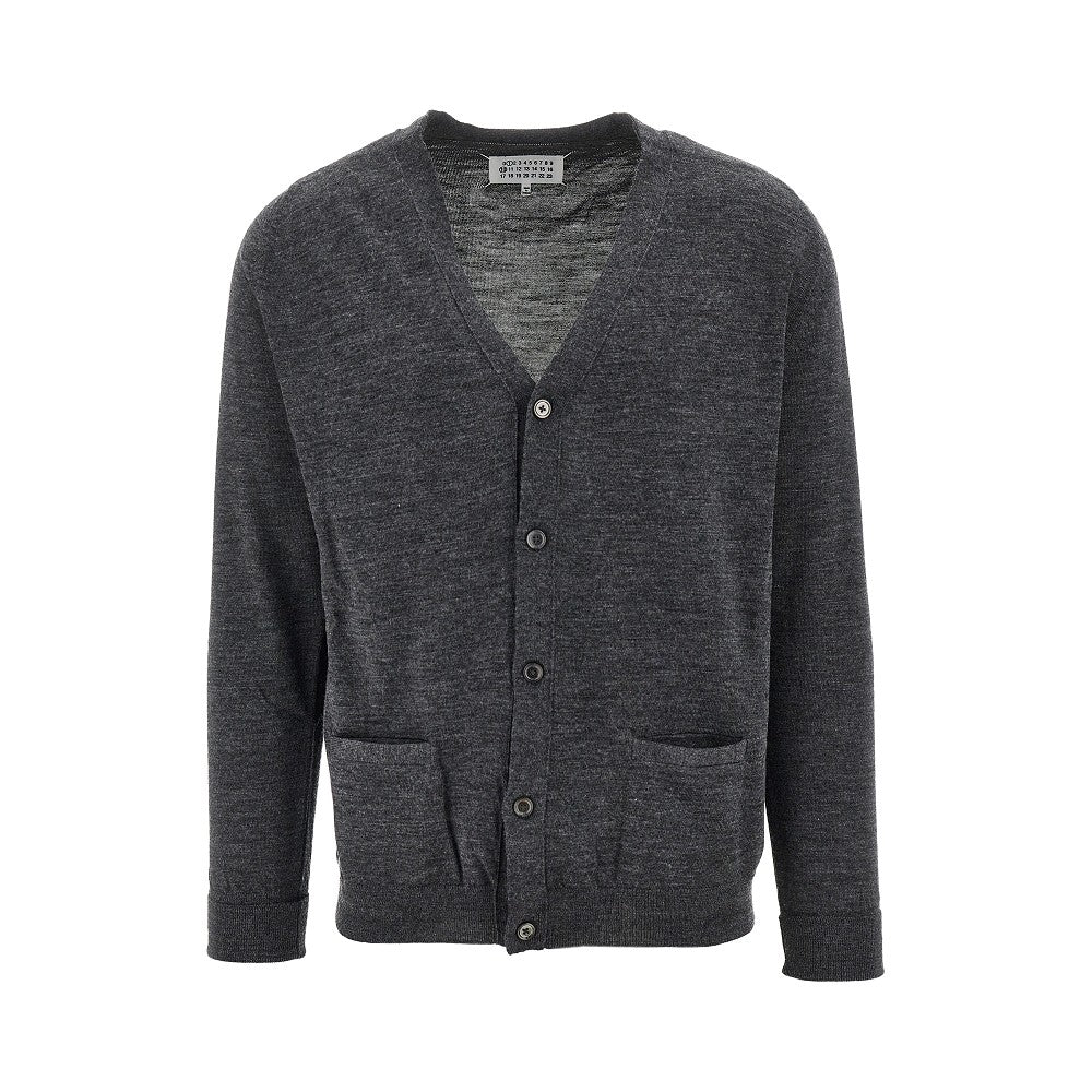 Wool-blend cardigan