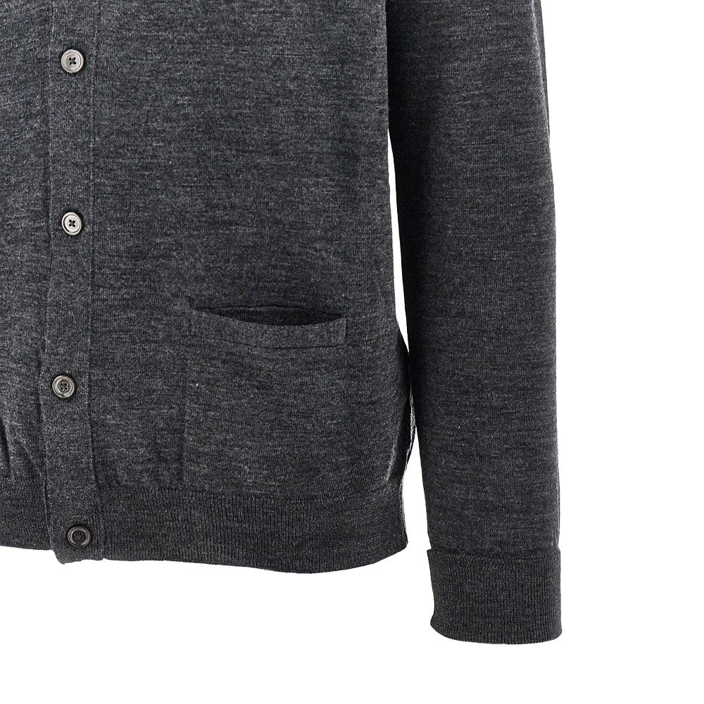Wool-blend cardigan