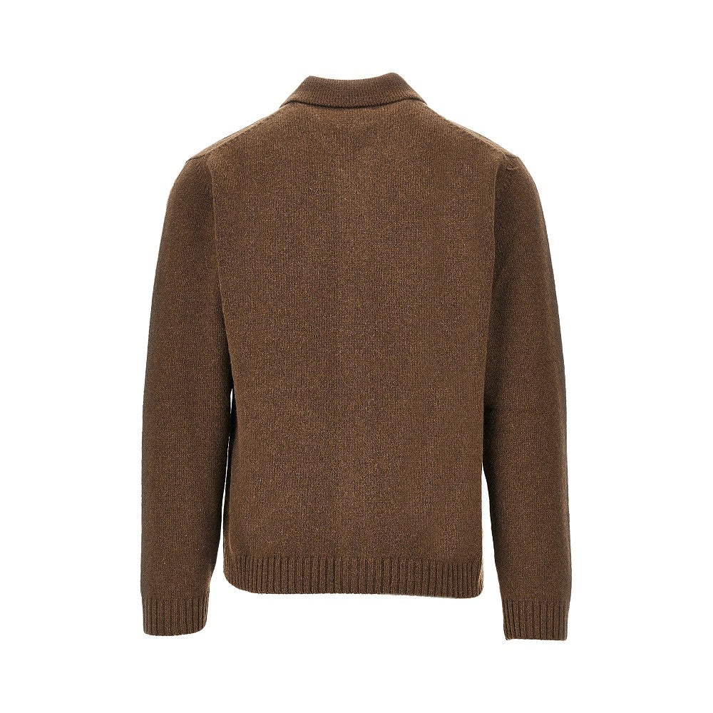 Upcycled cashmere cardigan