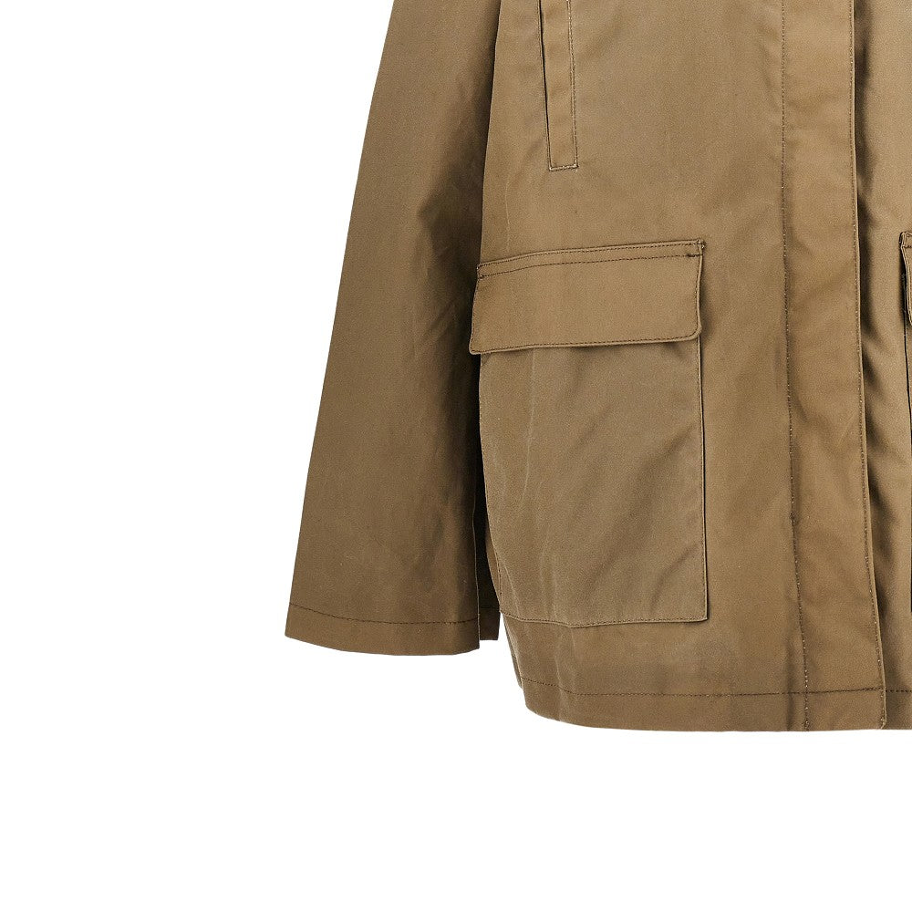 Waxed cotton country jacket