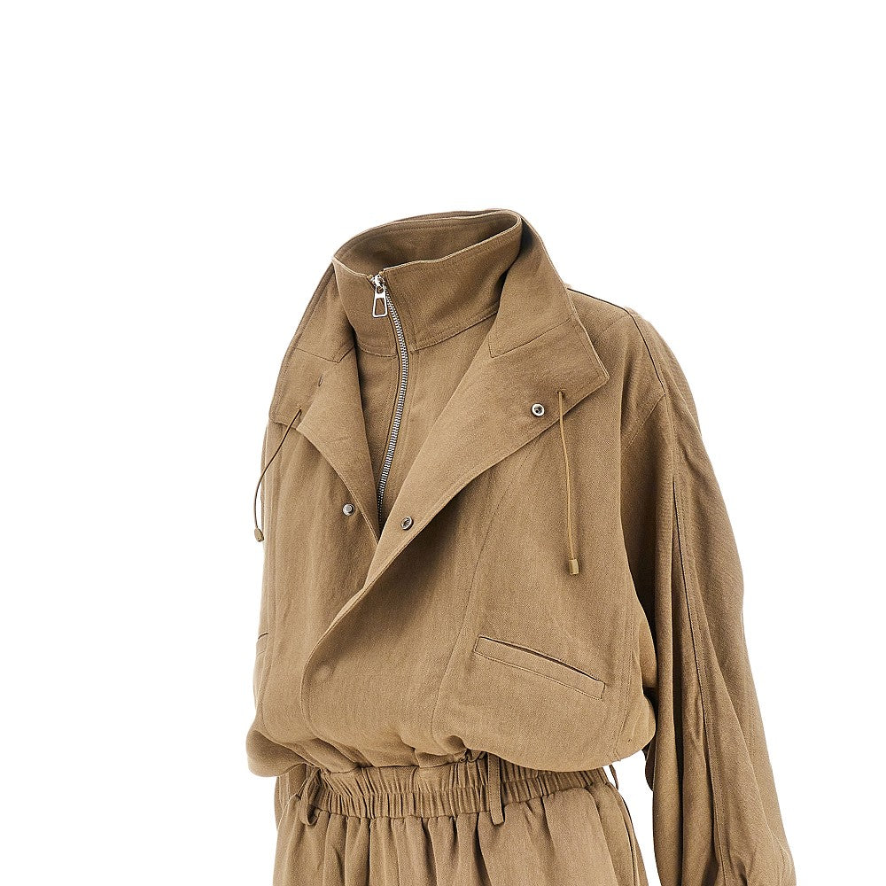 'Marvin' linen-blend jumpsuit