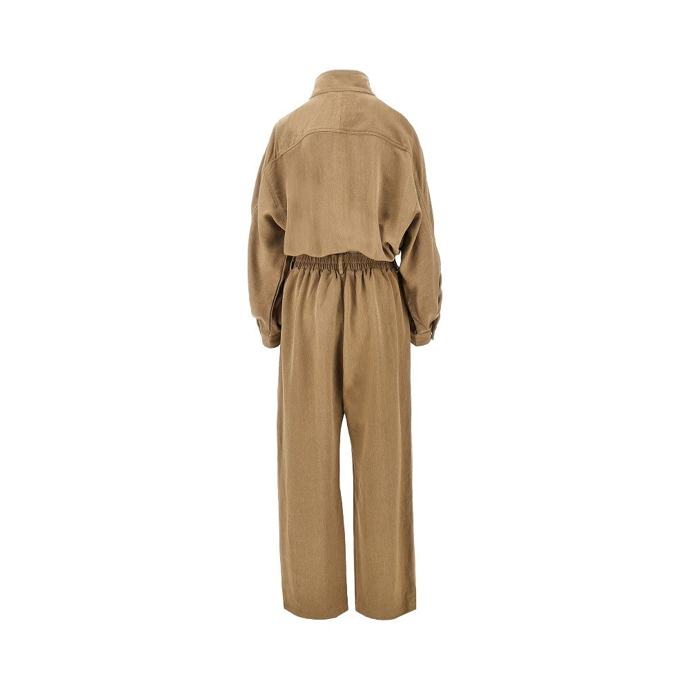 'Marvin' linen-blend jumpsuit