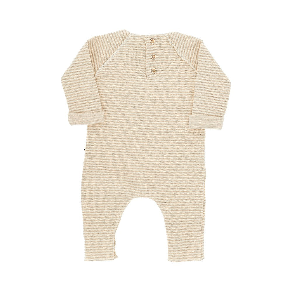 Tutina in misto cotone a righe