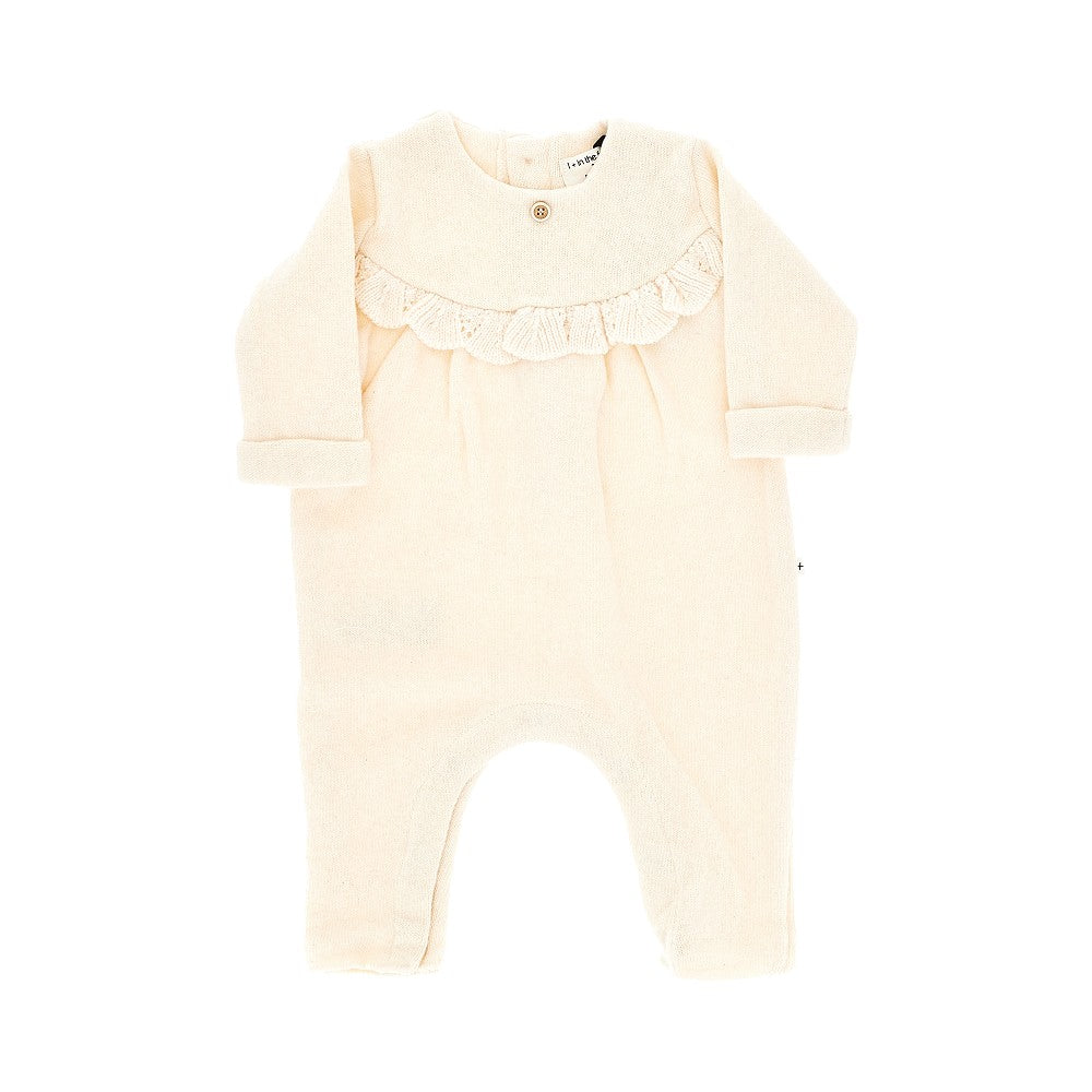 Tutina in misto cotone con ruche