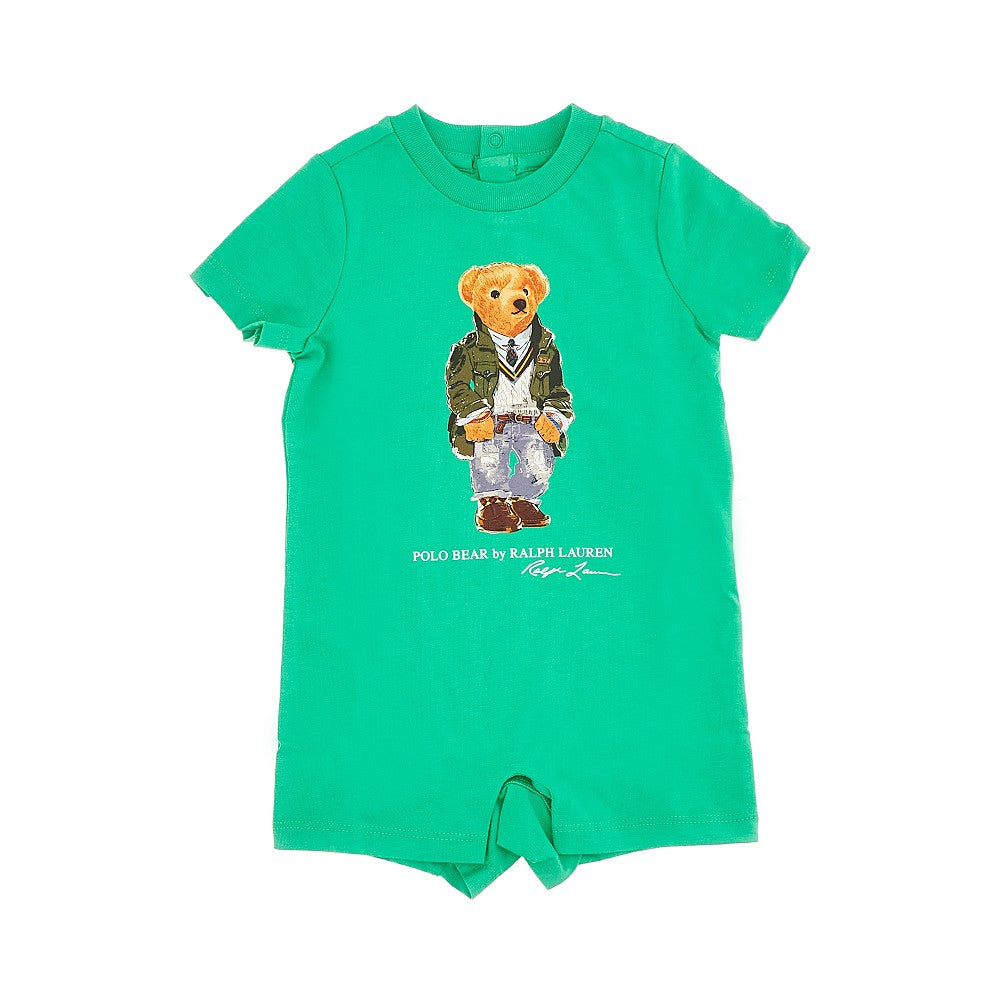 Polo Bear print rompers