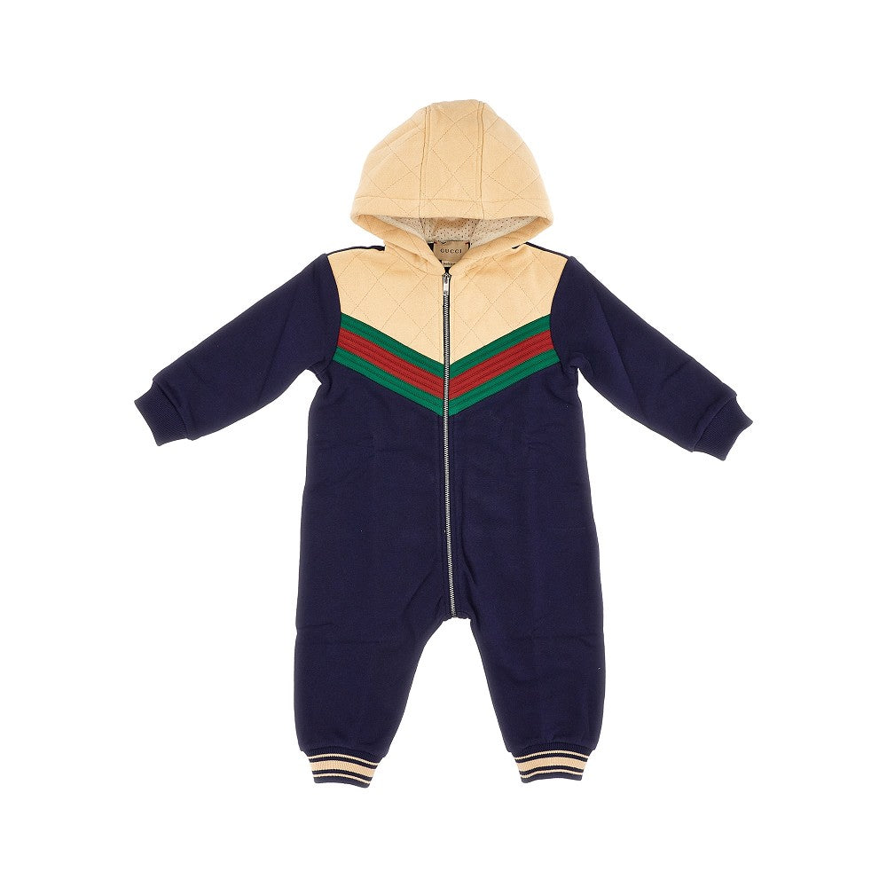 Hooded tracksuit with Web detail