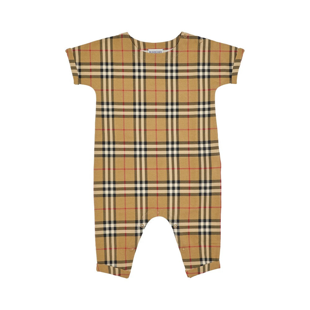 Pagliaccetto in cotone Check