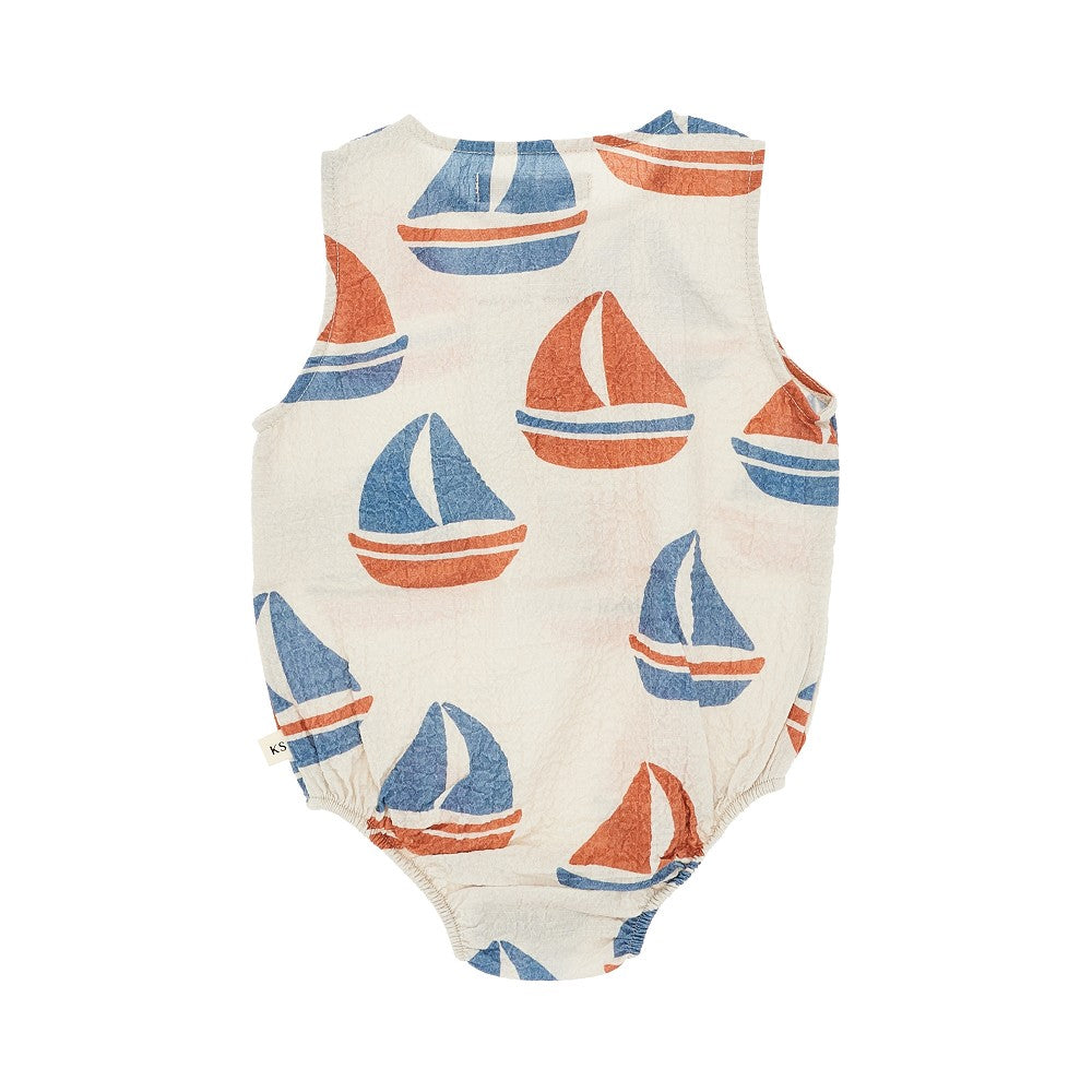 'Elliot' seersucker rompers