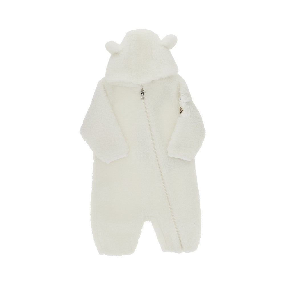 Tutina intera in tessuto Teddy