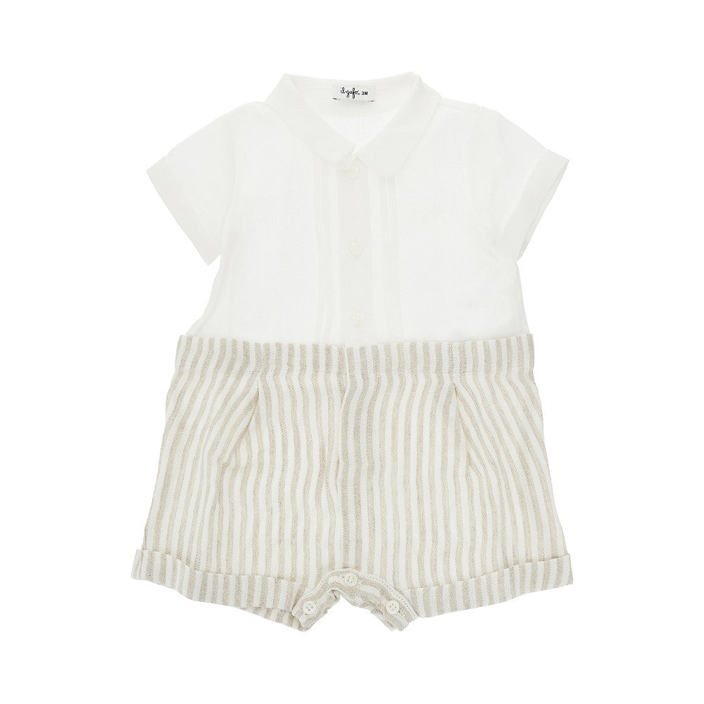 Linen romper suit