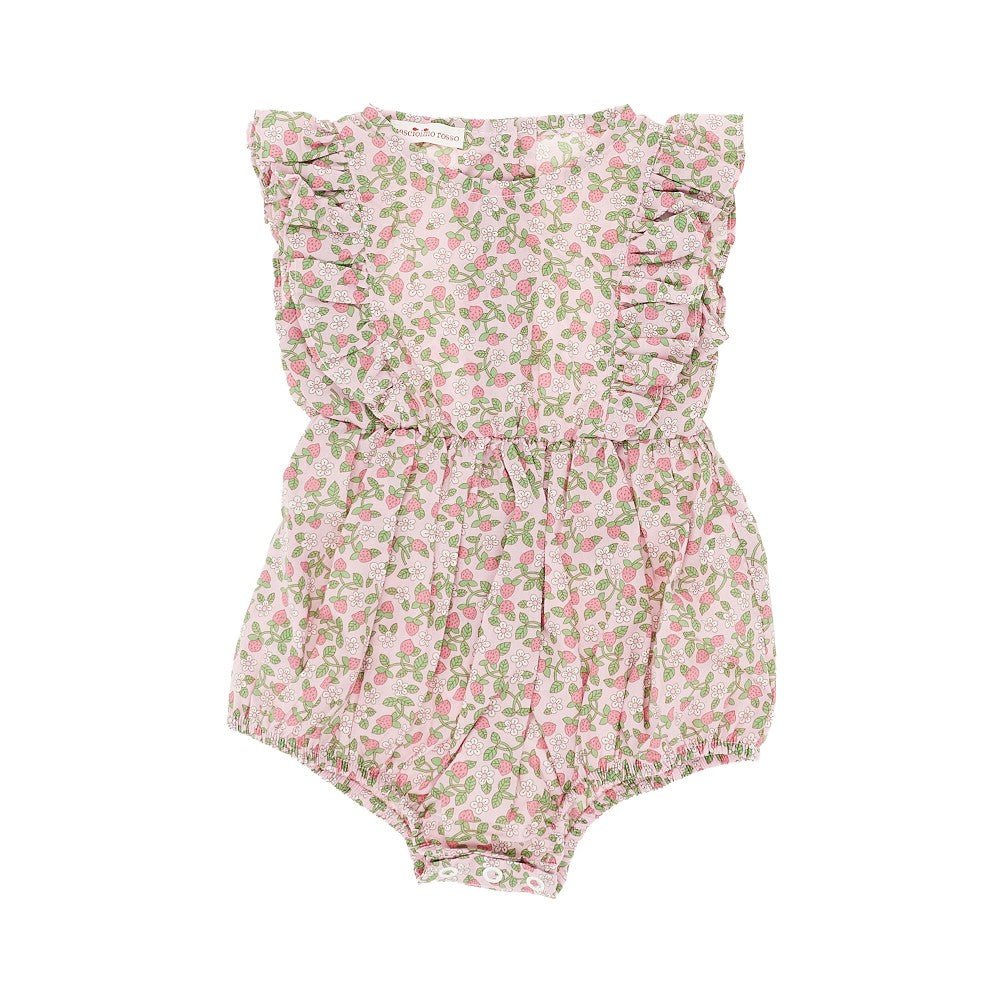 Liberty cotton romper suit