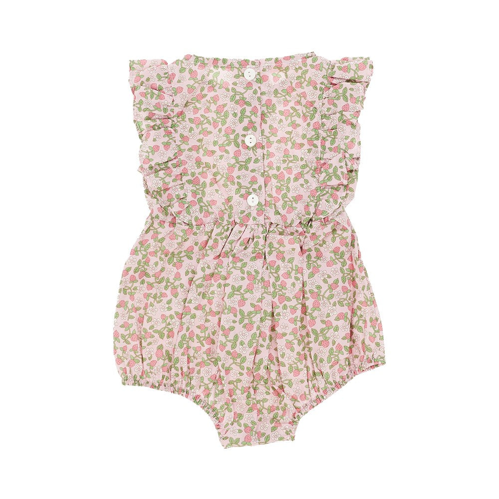 Liberty cotton romper suit