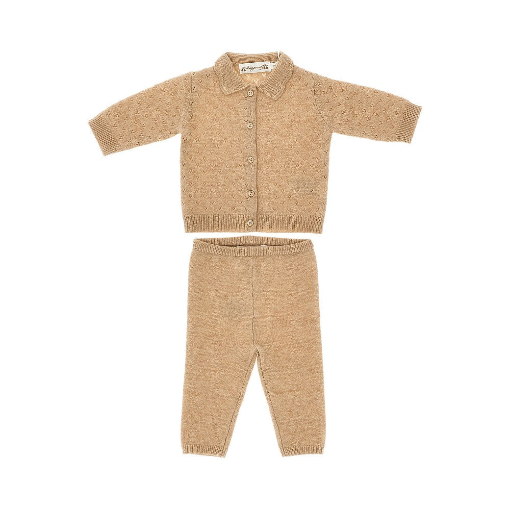 Two-piece set in cashmere