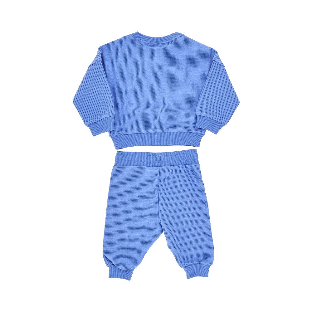 Set in waffle jersey