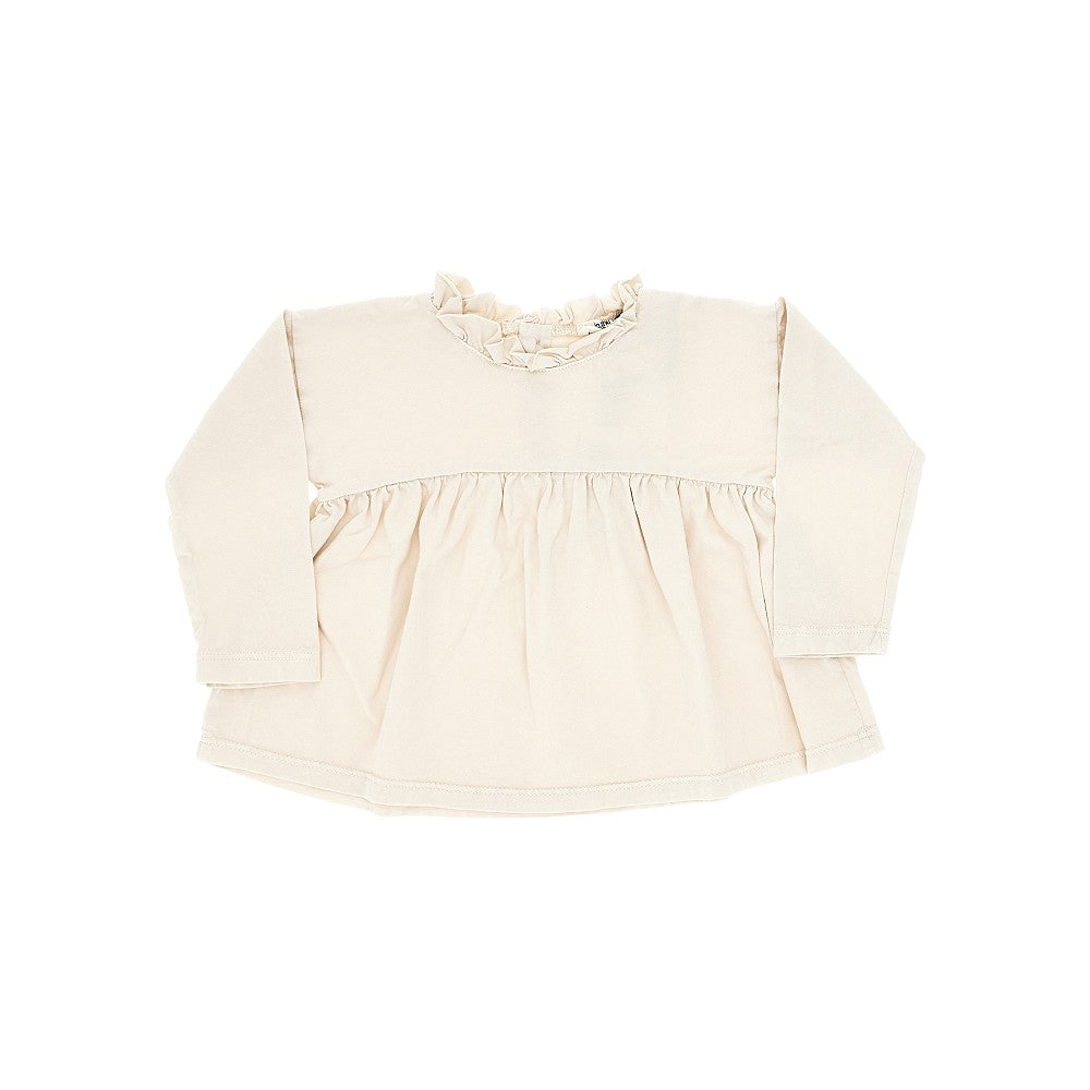T-shirt in cotone con ruche