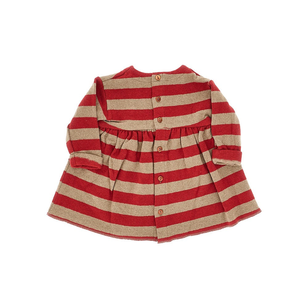 Abitino in misto cotone a righe