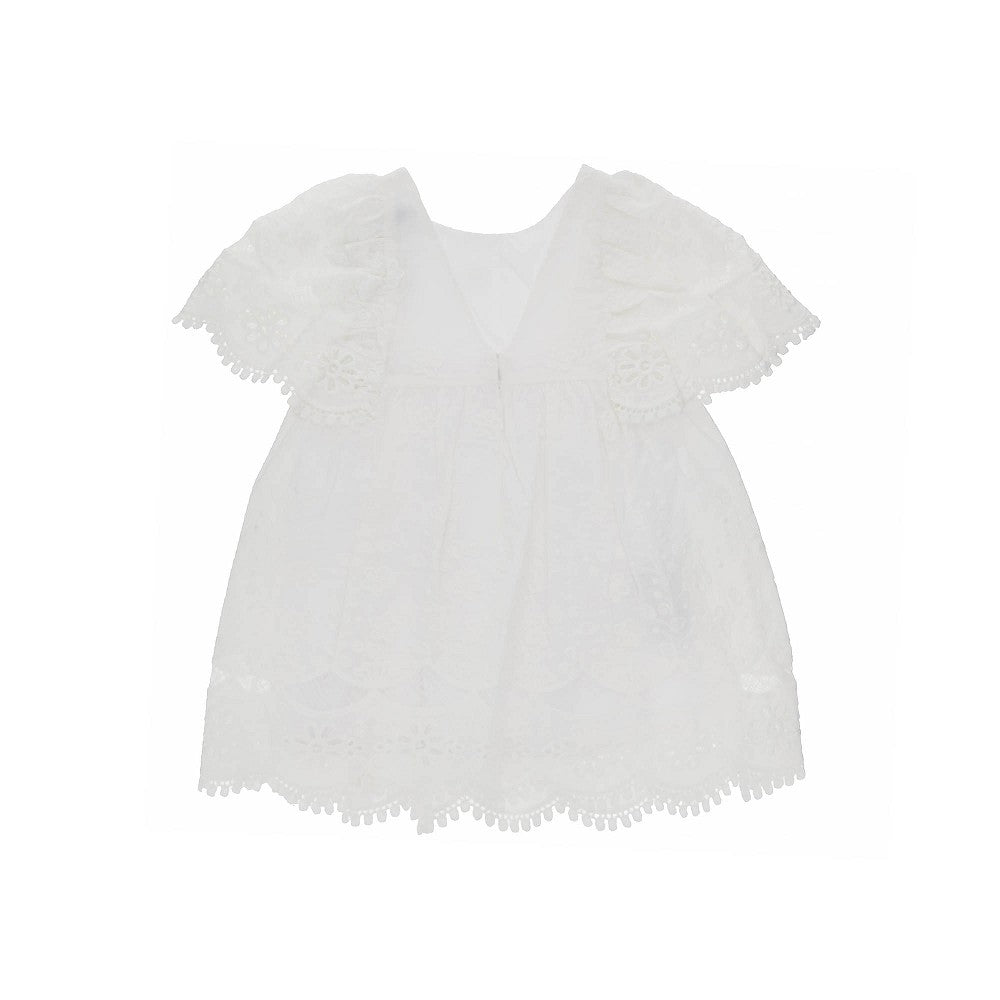 Abitino in cotone ricamato