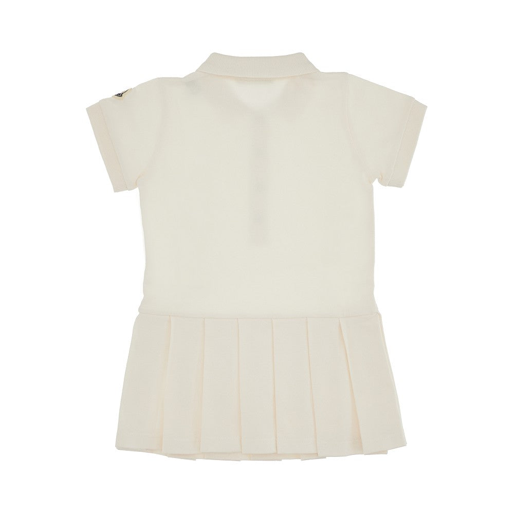 Cotton polo shirt mini dress