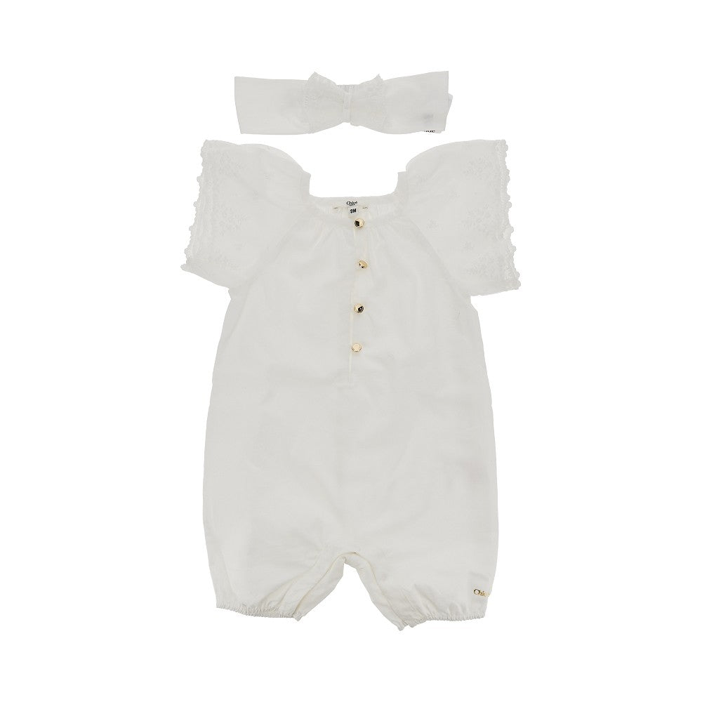 Rompers and headband newborn gift box