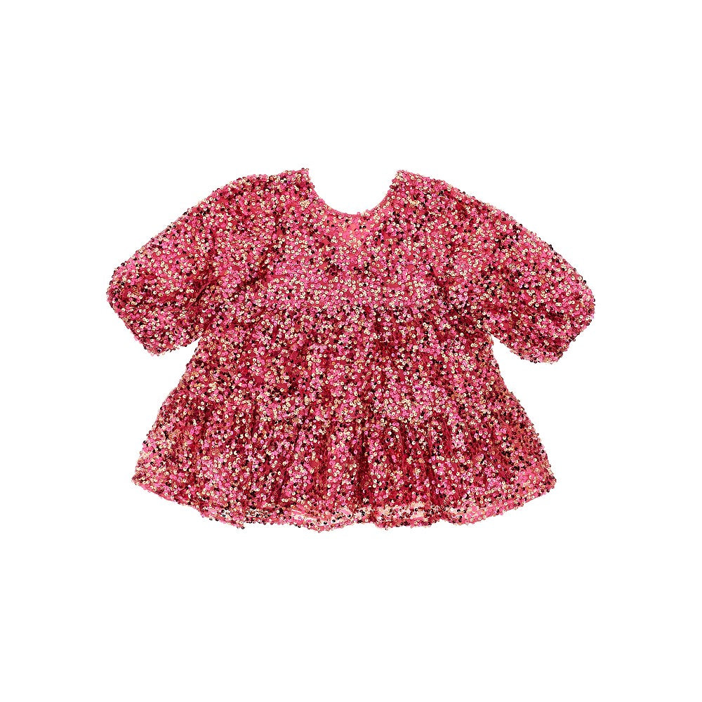 'Lila' sequinned bow dress