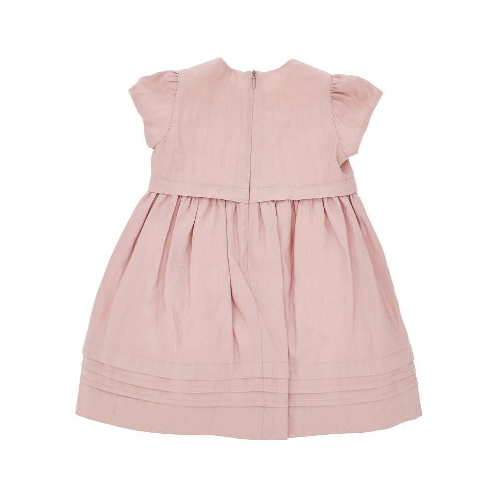 Viscose-blend mini dress