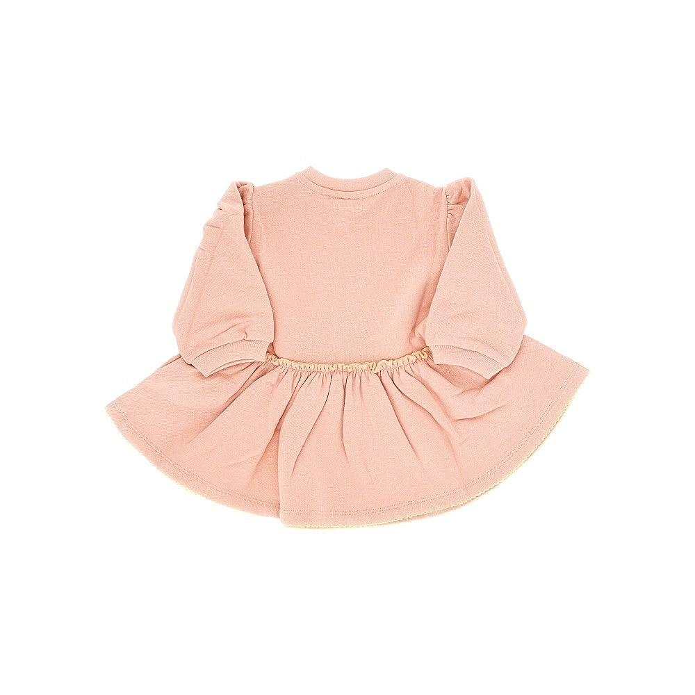 Embroidered horses mini dress - KIDS